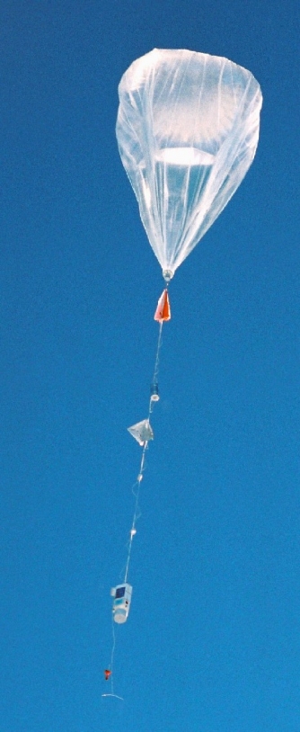 Vol d&#039;un ballon stratosphérique ; crédits CNES/Ph.Cocquerez